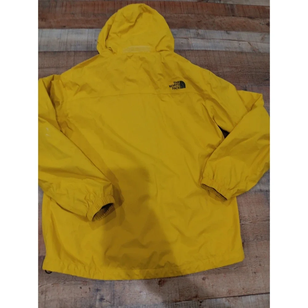 Men's The North Face HYVENT  Yellow Rain jacket Sz Small 2823